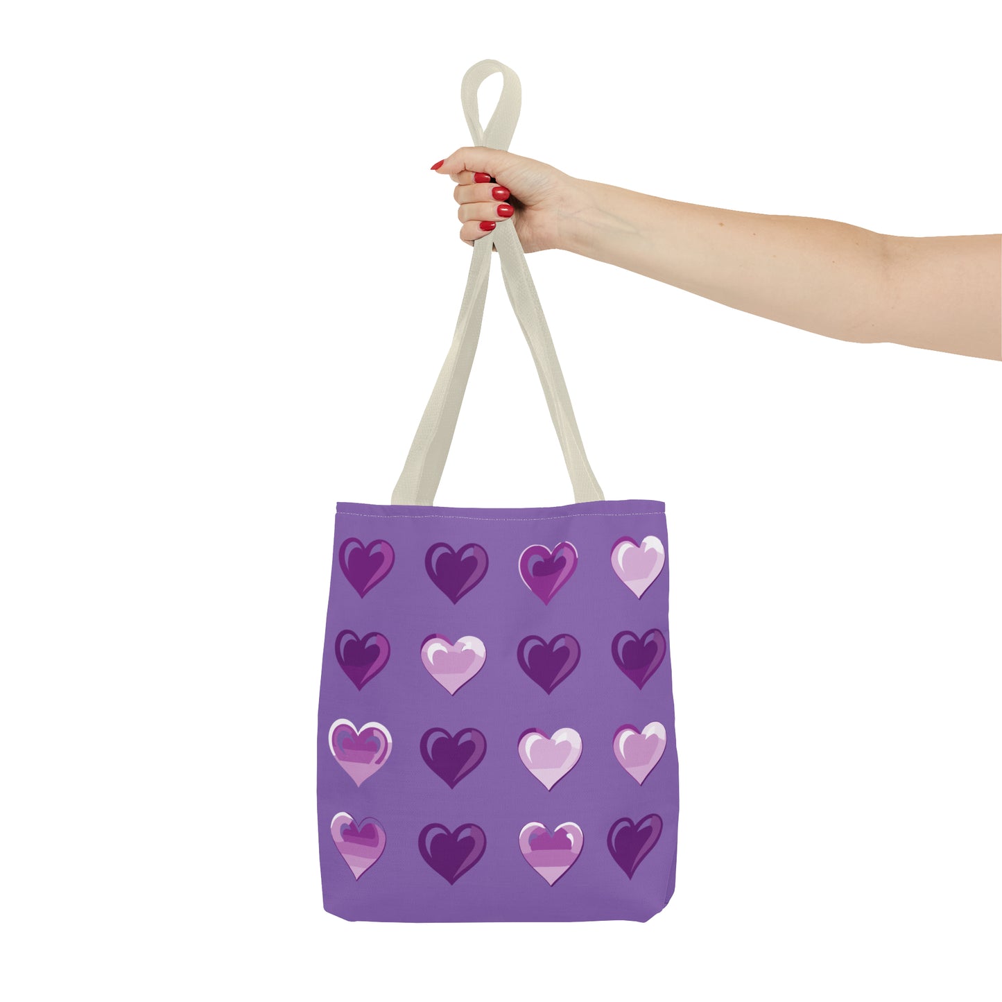 Valentine's Light purple Tote Bag (AOP)