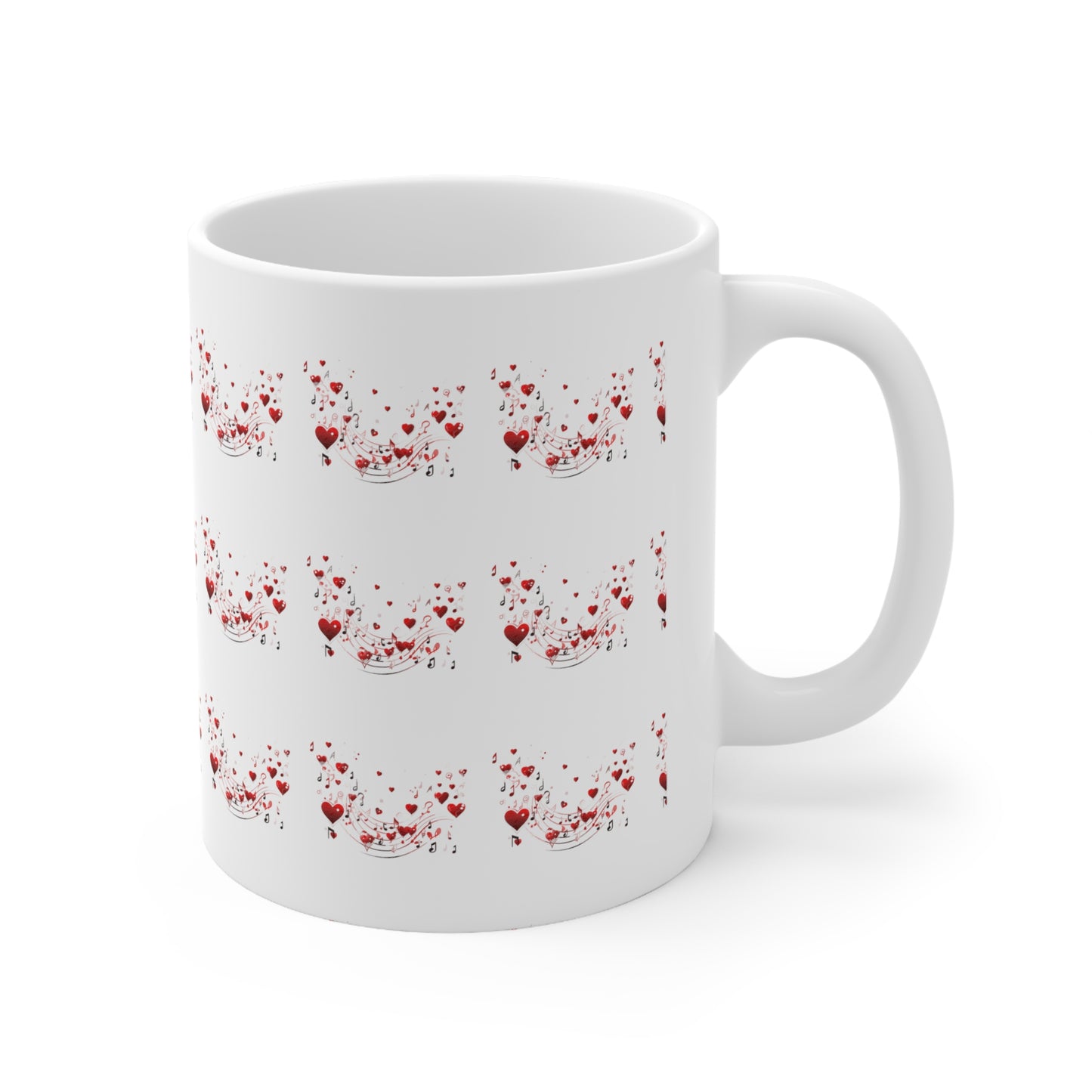 Musical Valentine's best gift ever, Ceramic Mug 11oz