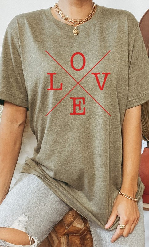 Love Valentines Day PLUS SIZE Graphic Tee