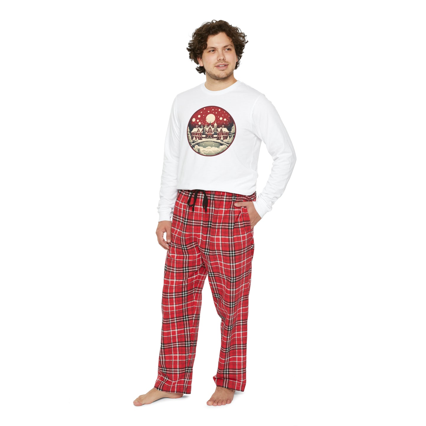Christmas Men's Long Sleeve Pajama Set