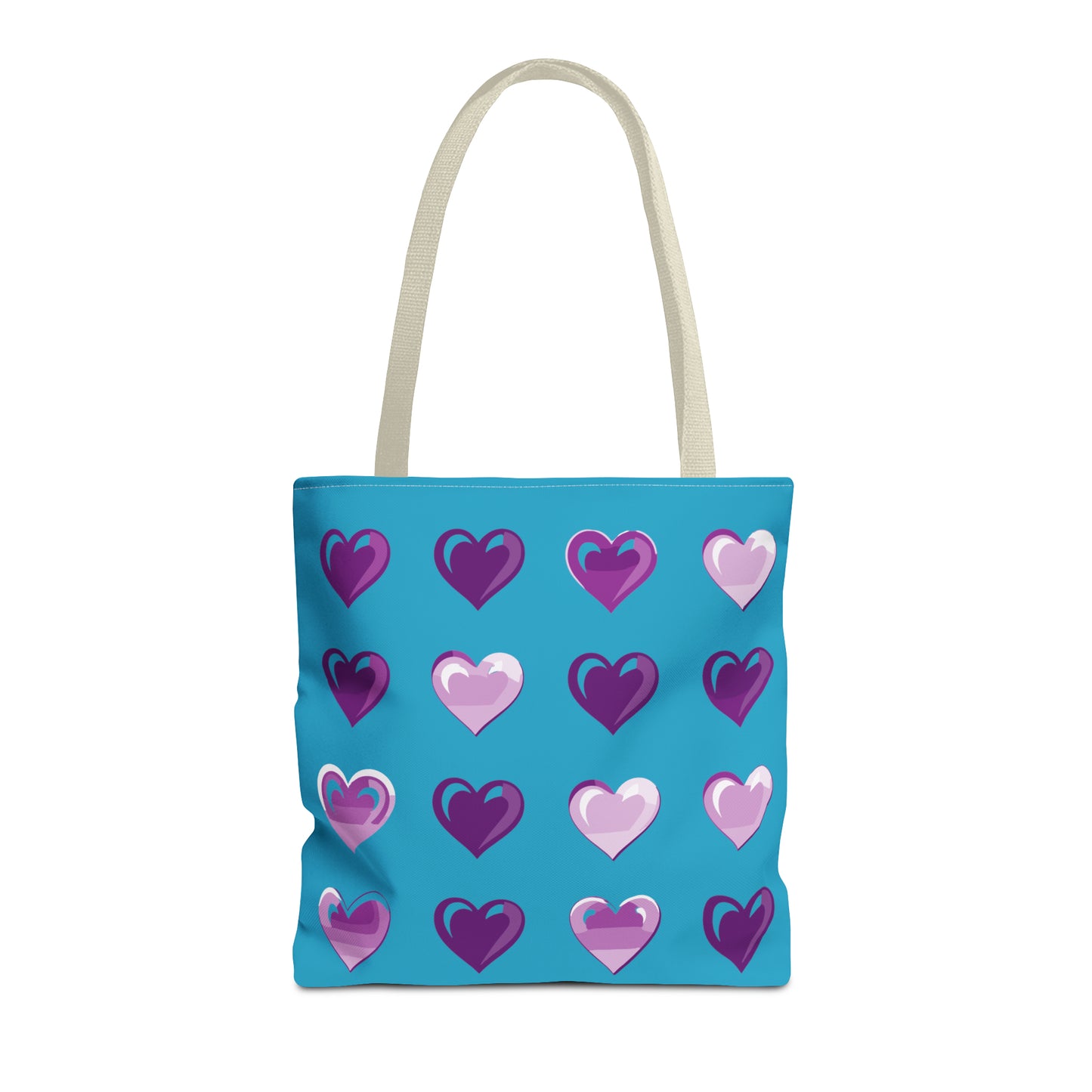 Valentine's Turquoise Tote Bag (AOP)