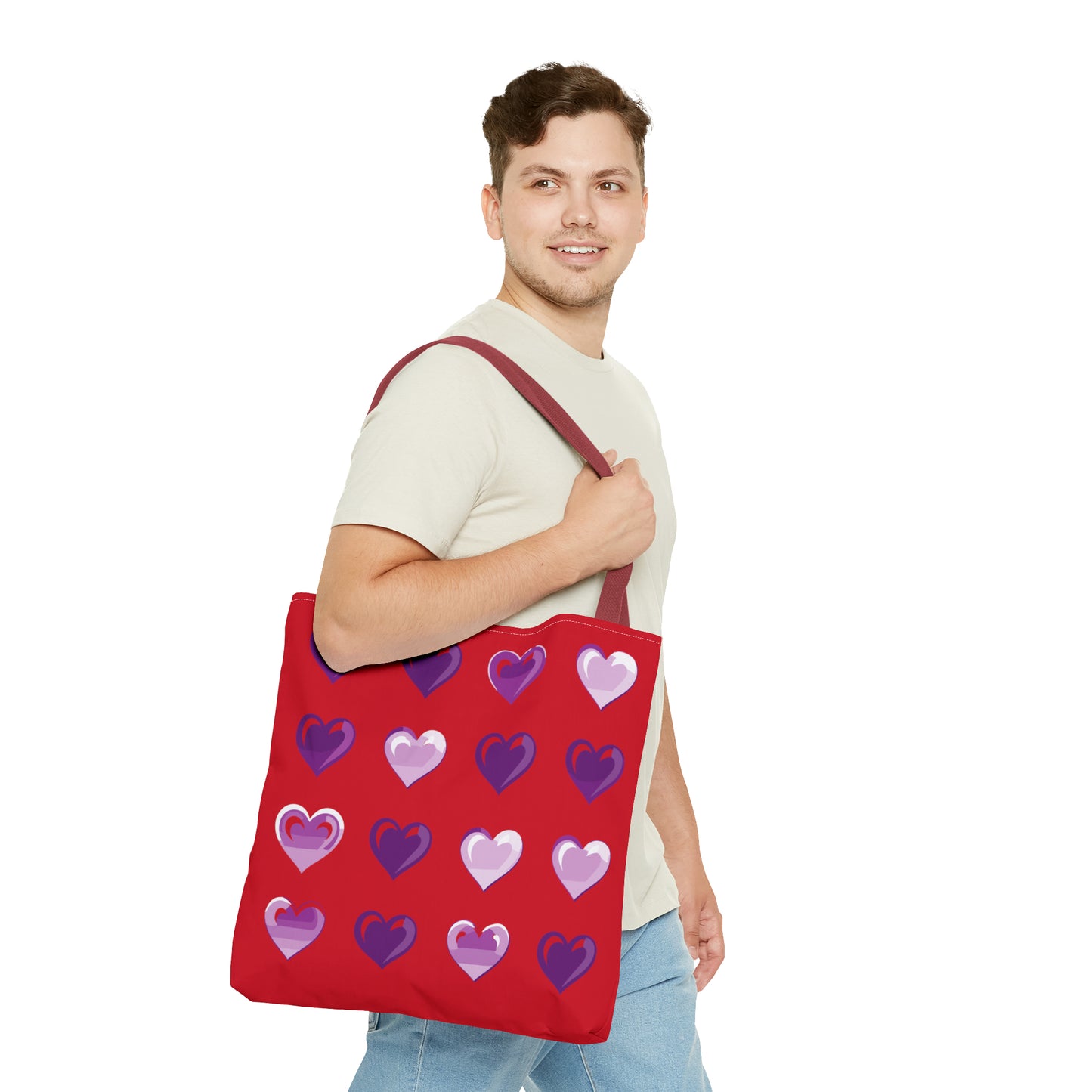 Valentine's red Tote Bag (AOP)