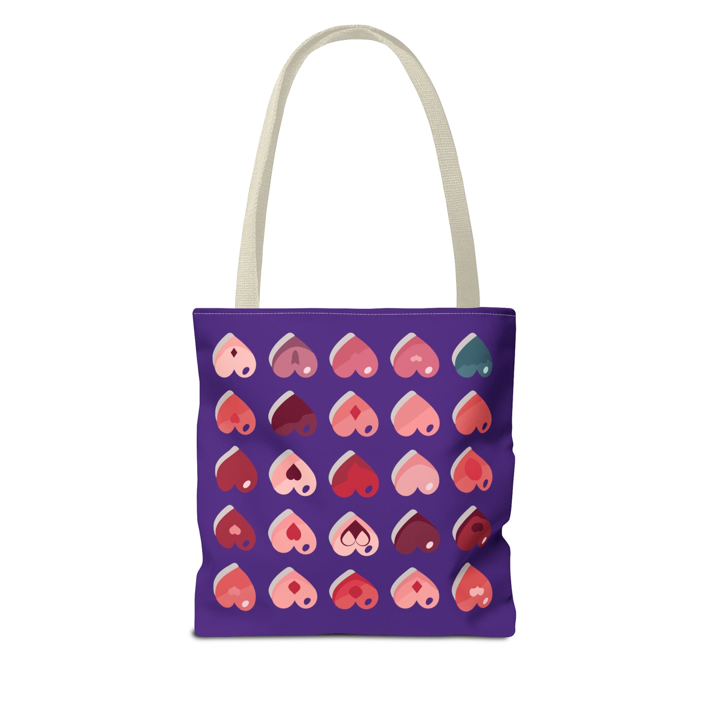 Valentine's purple Tote Bag (AOP)