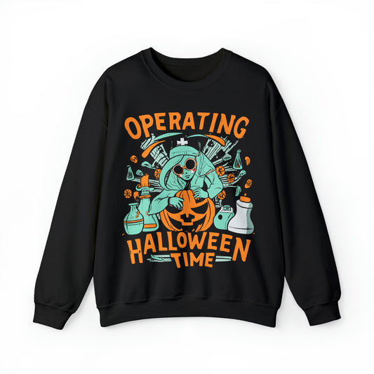 Nurse Halloween Sweatshirt, Spooky Season Halloween Sweatshirt, Halloween Costume, Spooky Sweatshirt, Halloween Gifts