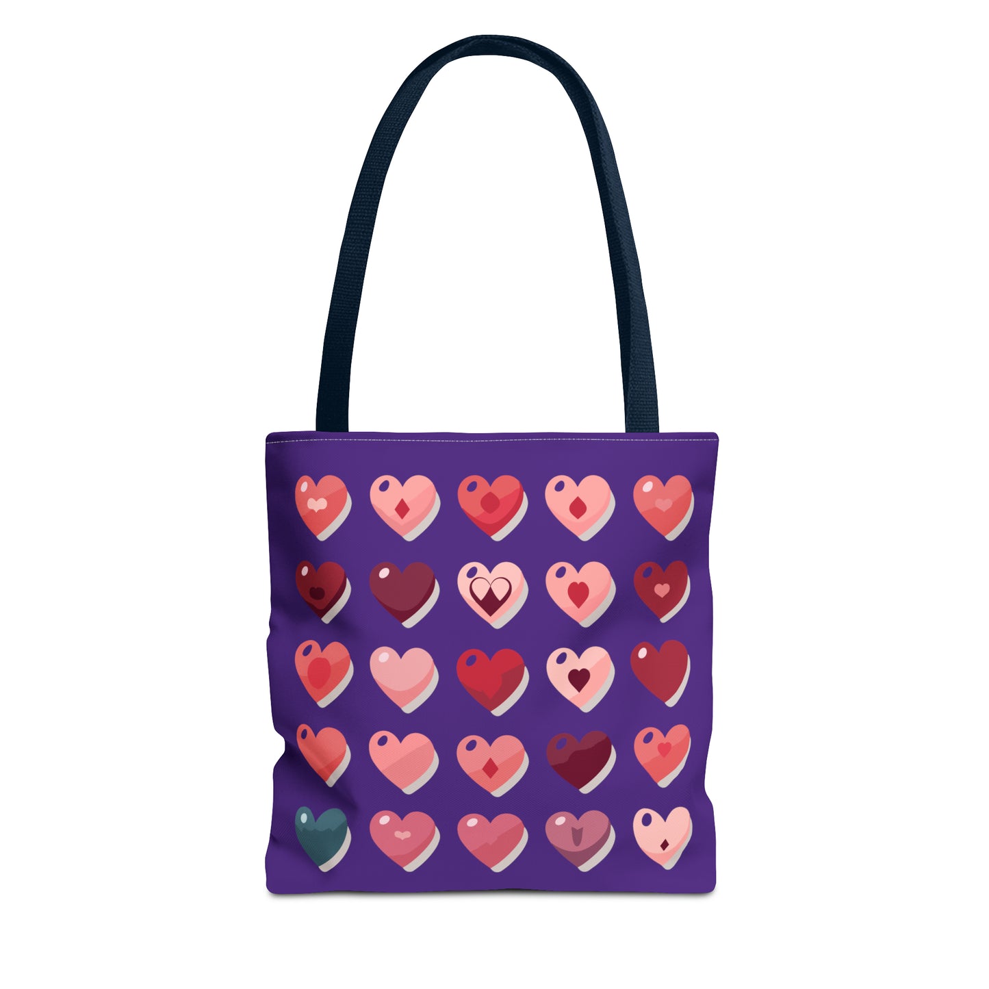 Valentine's purple Tote Bag (AOP)