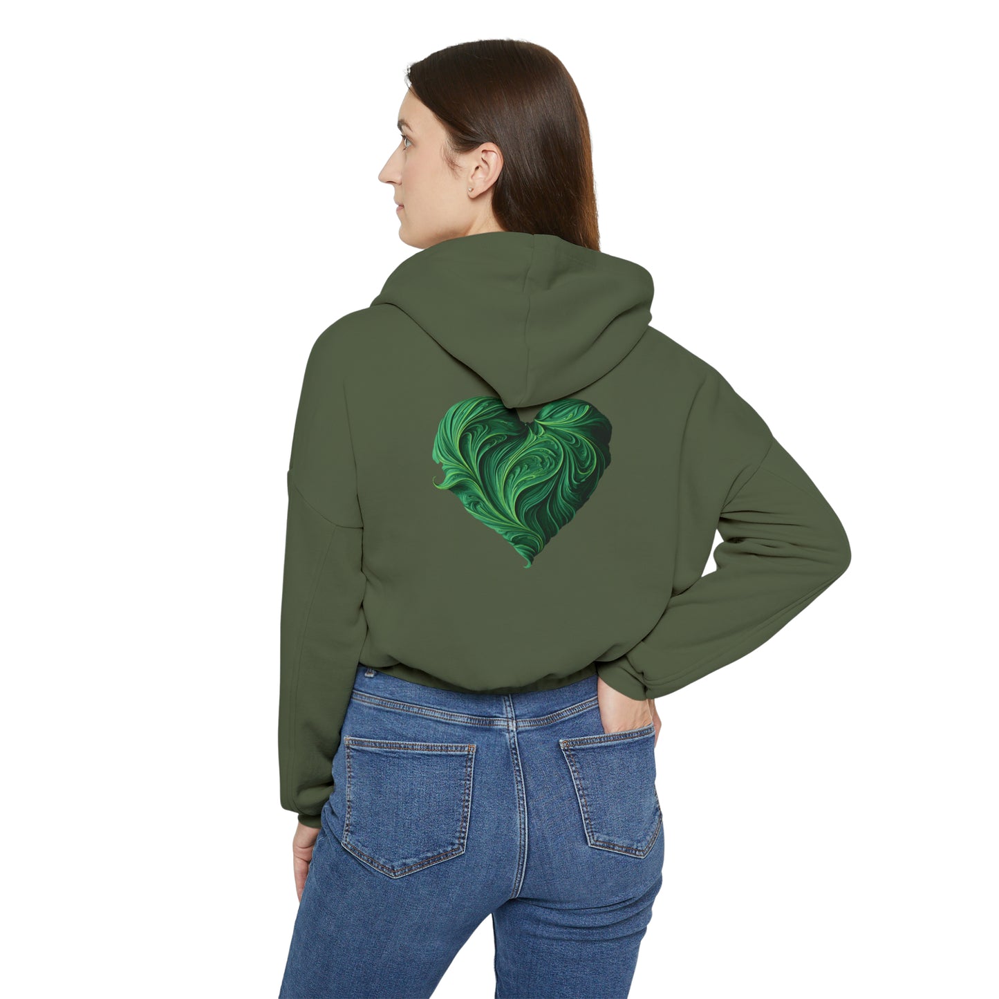 Valentine's best Gift, Women's Cinched Bottom Hoodie