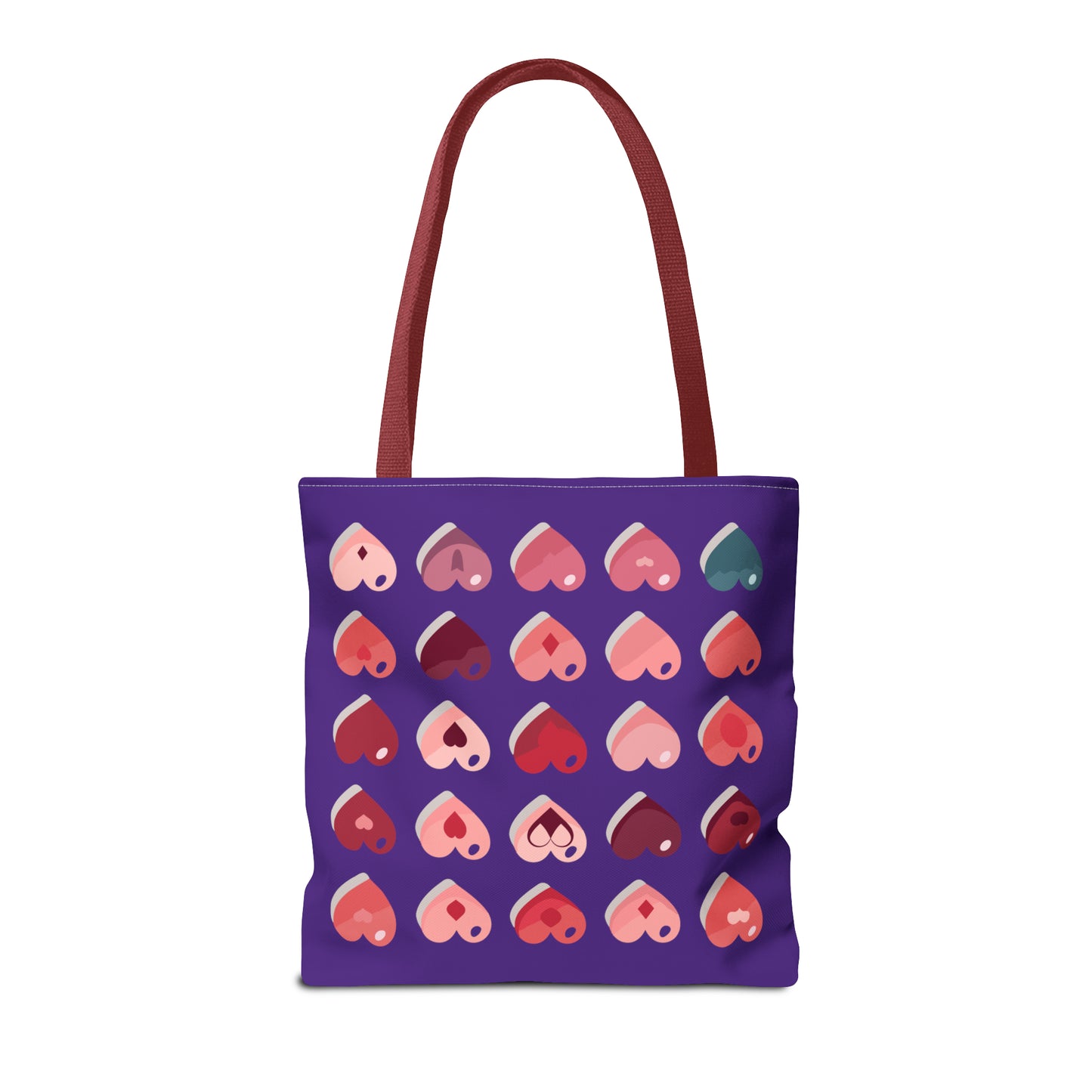 Valentine's purple Tote Bag (AOP)