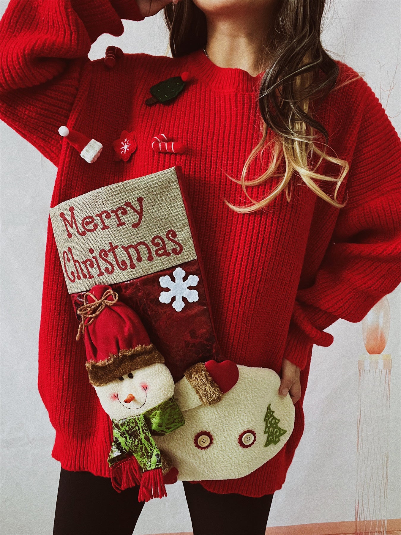 Women's Fashion Loose Thick Christmas Sweater