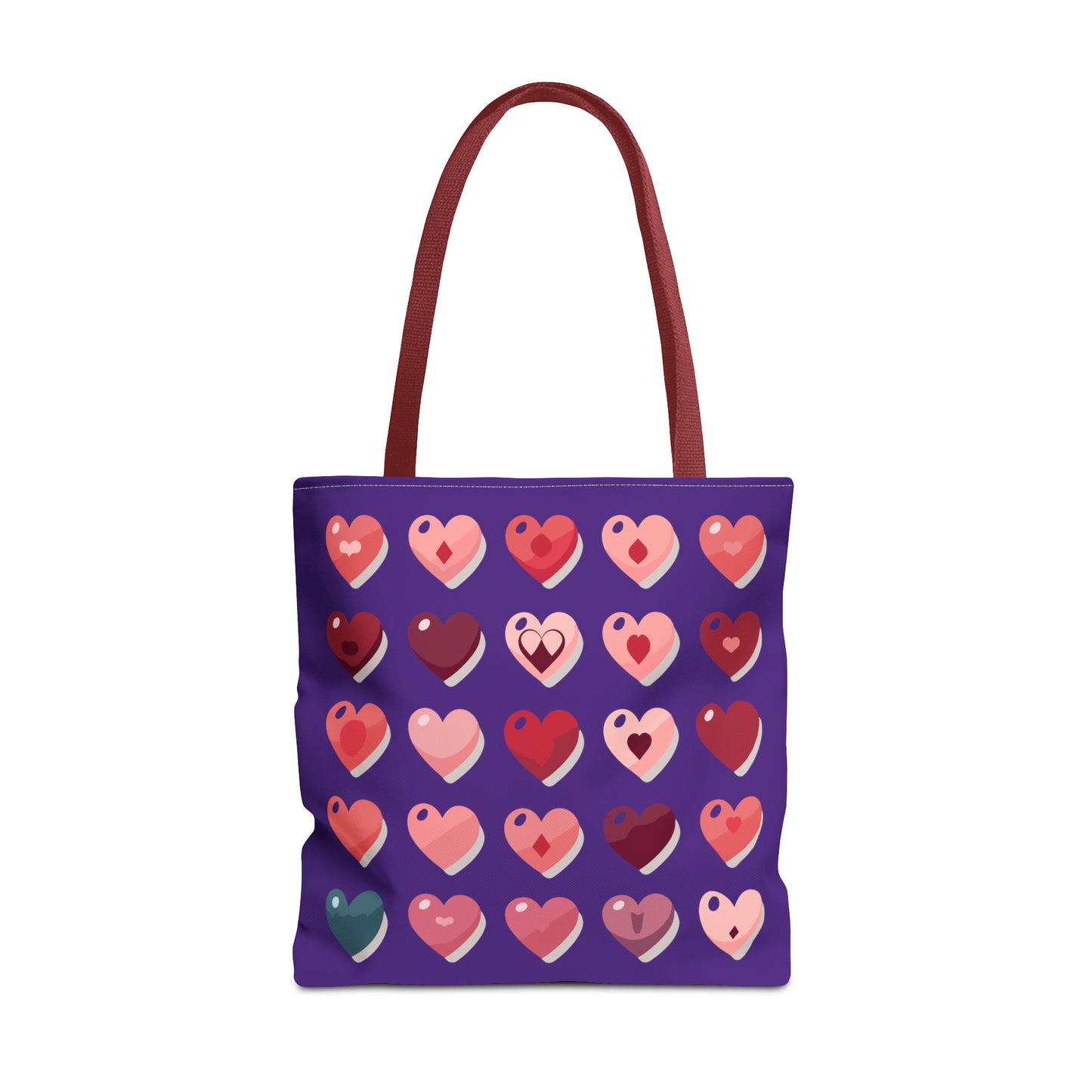 Valentine's purple Tote Bag (AOP)