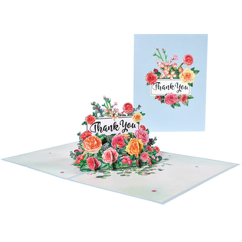 Thanksgiving Card 3D Holiday Greeting