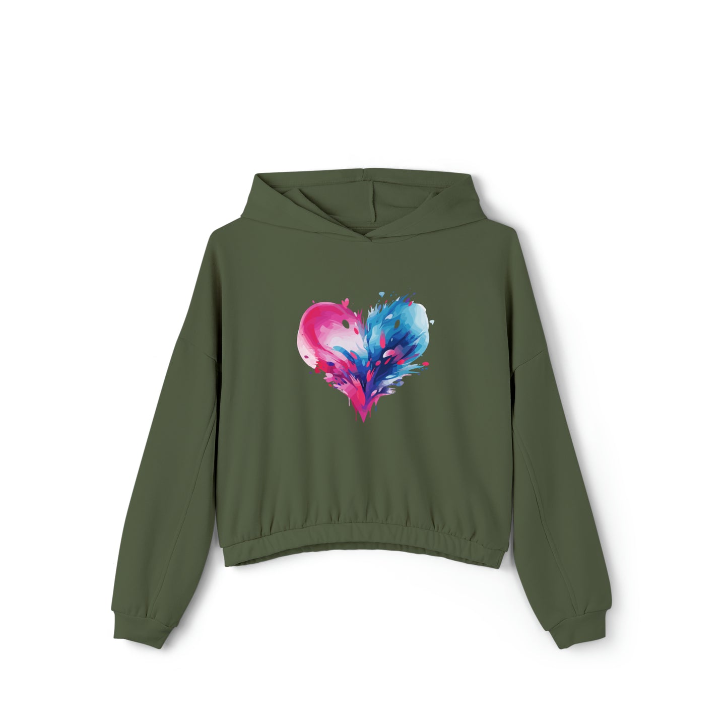 Valentine's best Gift, Women's Cinched Bottom Hoodie