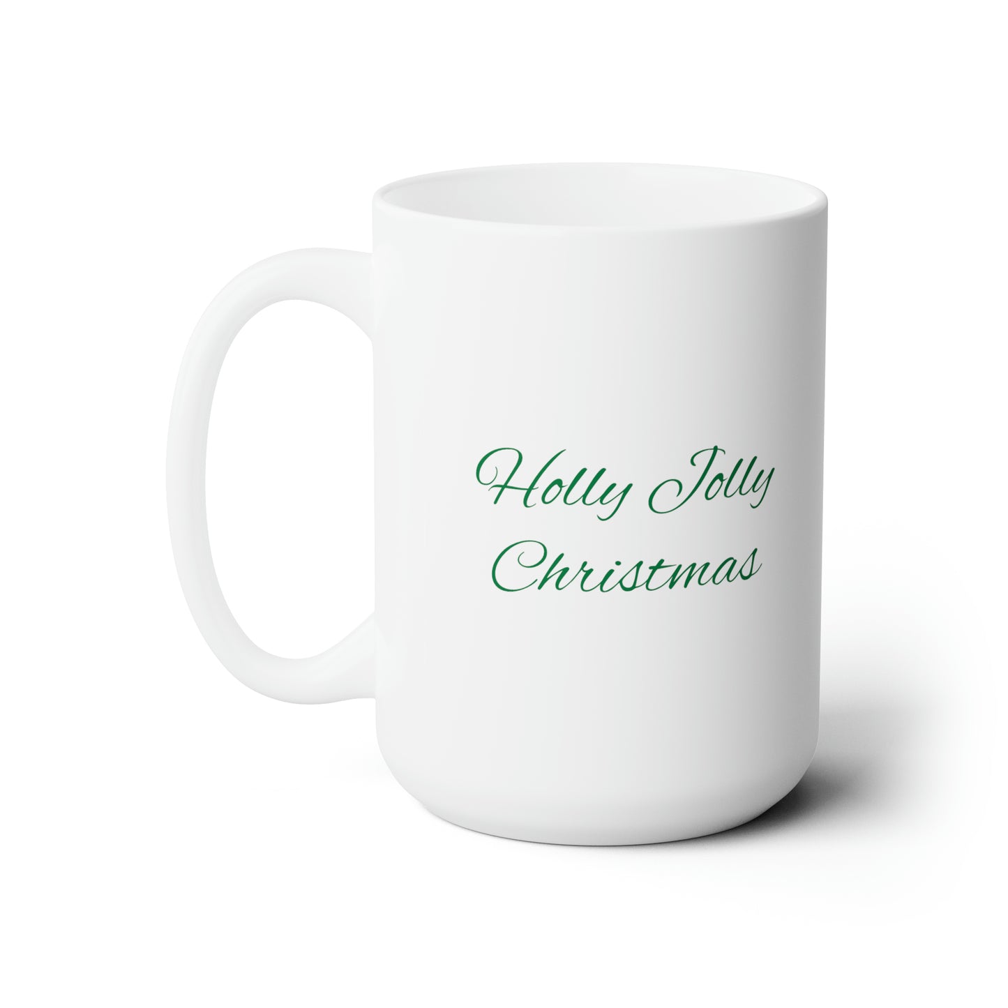 Holly Jolly reindeer in flourish mood, Christmas Ceramic Mug 15oz