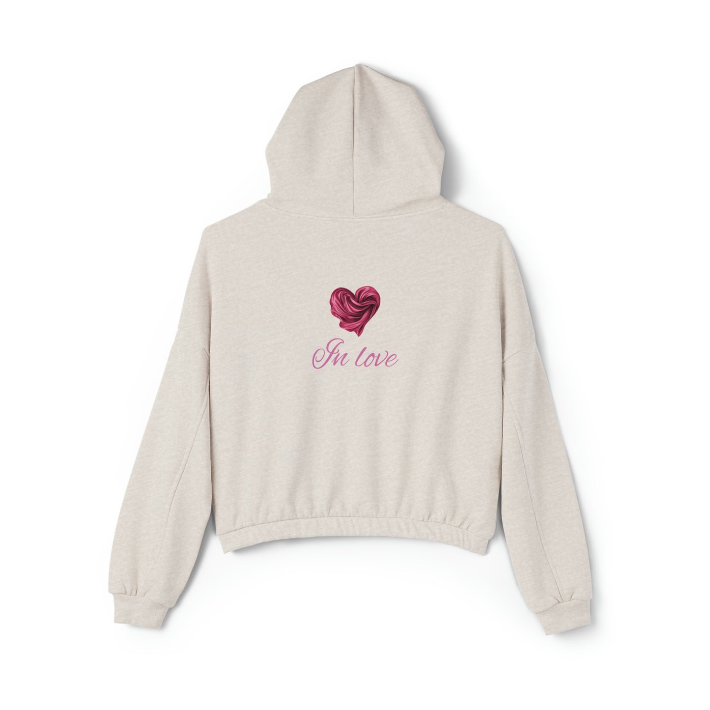 Valentine's best Gift, Women's Cinched Bottom Hoodie