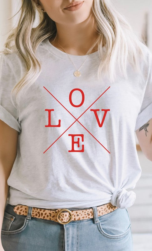 Love Valentines Day PLUS SIZE Graphic Tee