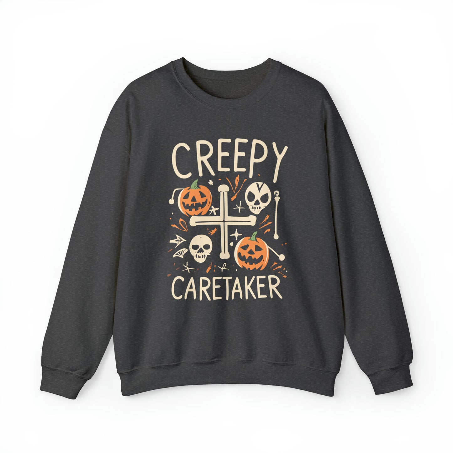 Creepy Caretaker Nurse Halloween Sweatshirt, Spooky Season Halloween Sweatshirt, Winter Sweatshirt, Spooky Sweatshirt, Halloween Gifts