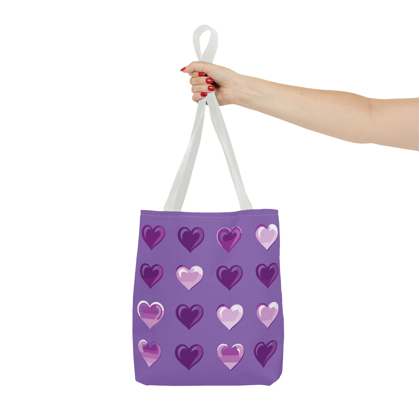 Valentine's Light purple Tote Bag (AOP)