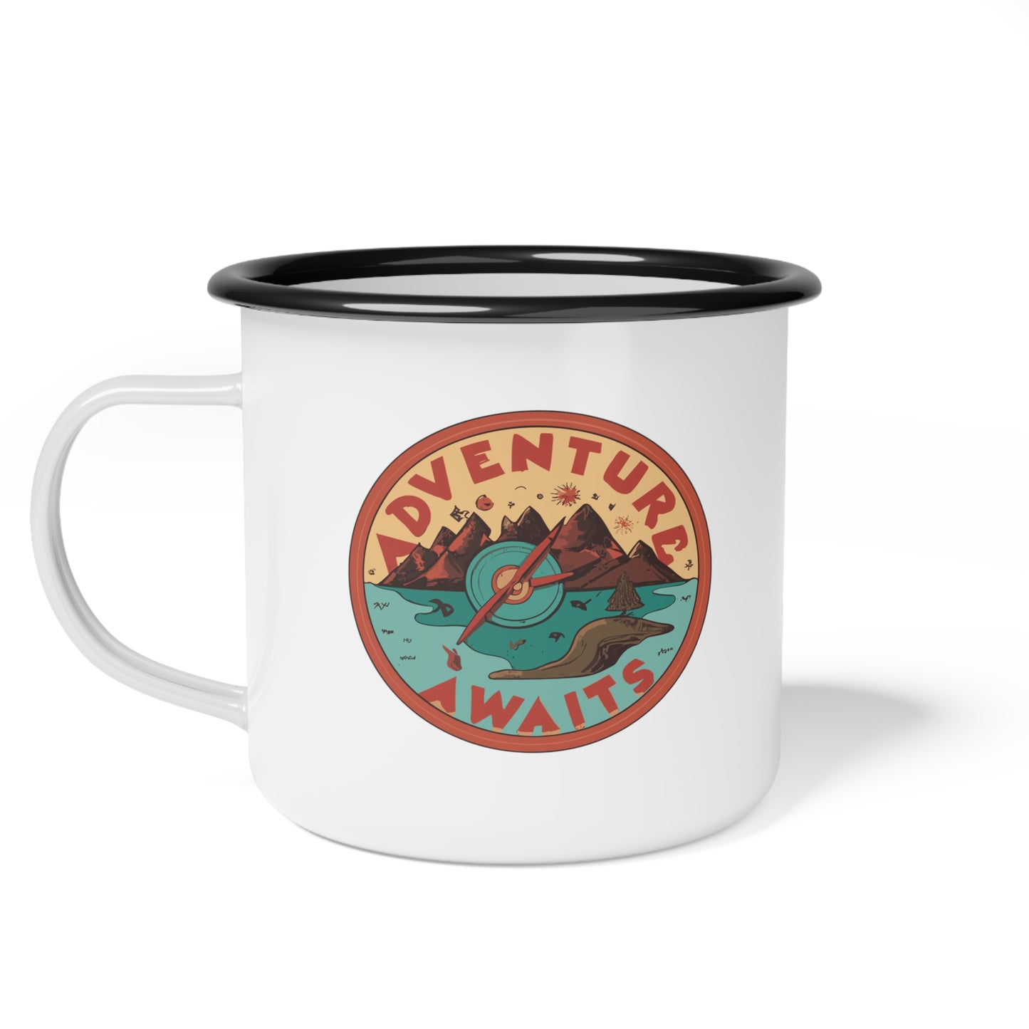 The adventurer enamel mug (small) — Campfire Coffee