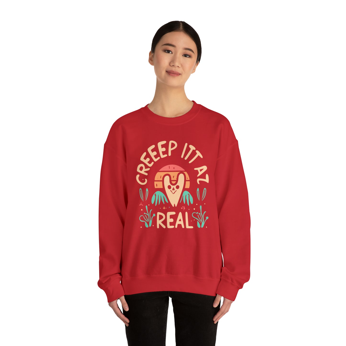 Creep It Real Halloween Sweatshirt, Spooky Season Halloween Sweatshirt, Halloween Costume, Spooky Sweatshirt, Halloween Gifts