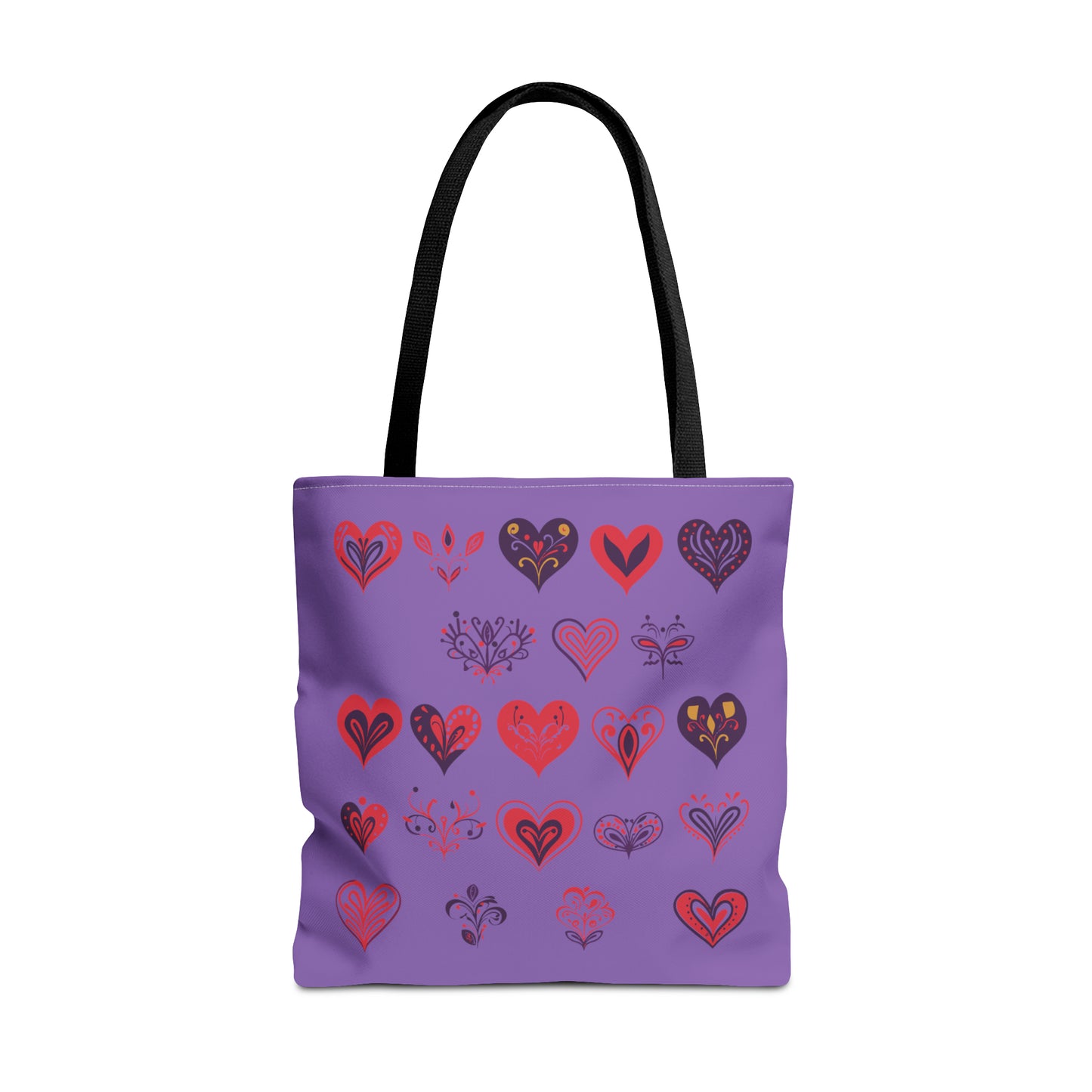 Valentine's light purple Tote Bag (AOP)