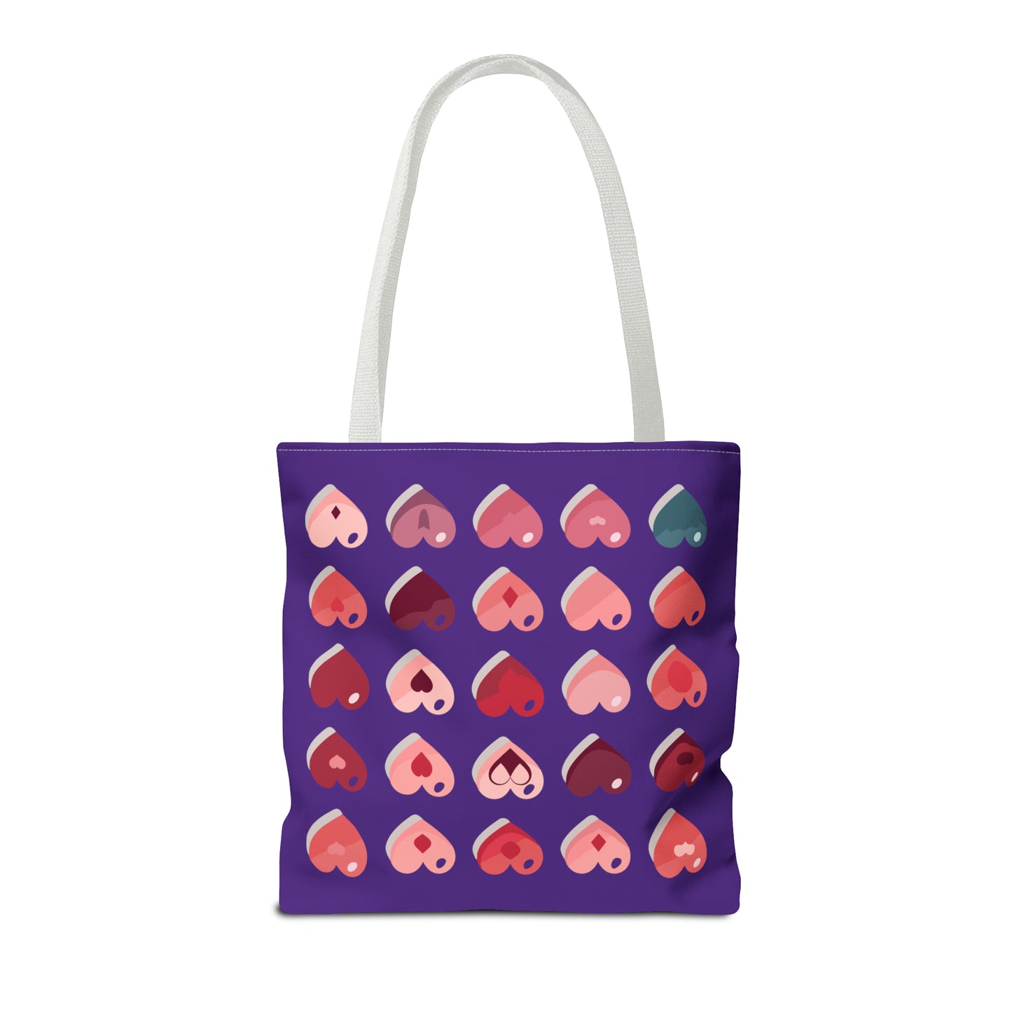 Valentine's purple Tote Bag (AOP)