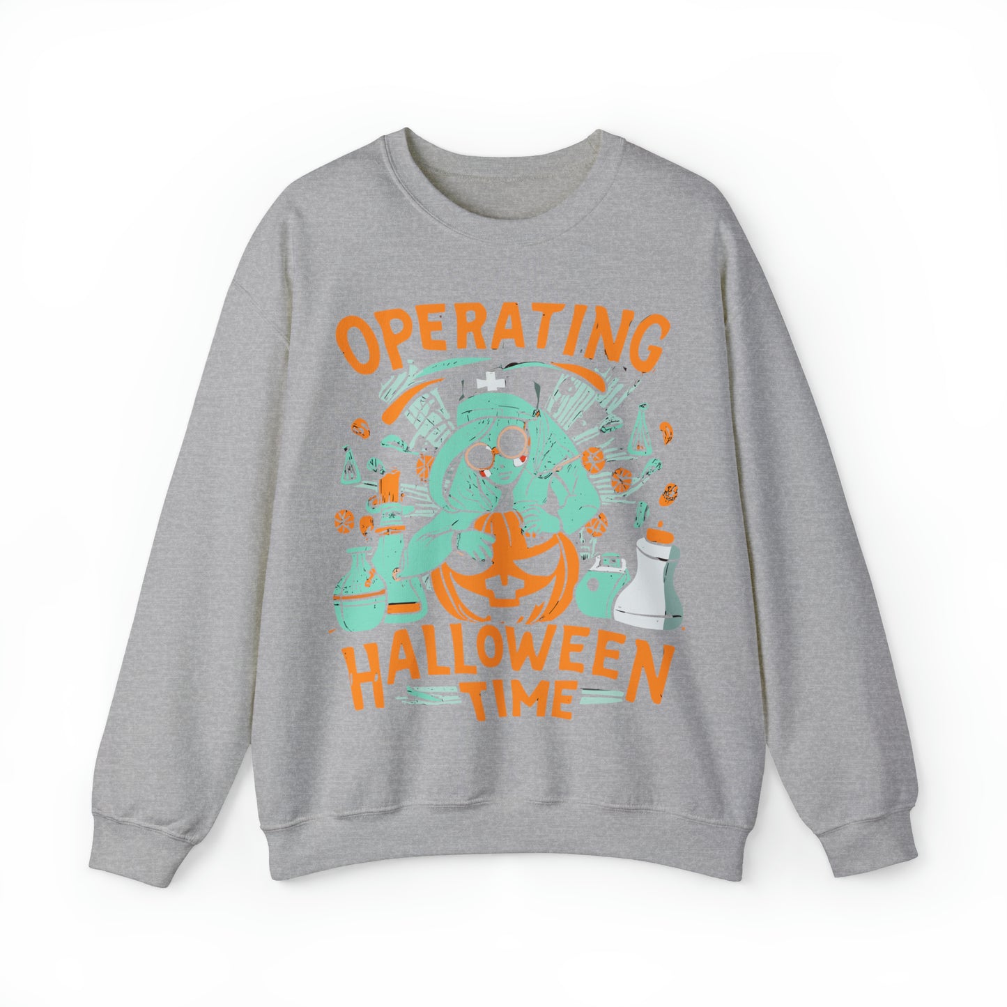 Nurse Halloween Sweatshirt, Spooky Season Halloween Sweatshirt, Halloween Costume, Spooky Sweatshirt, Halloween Gifts