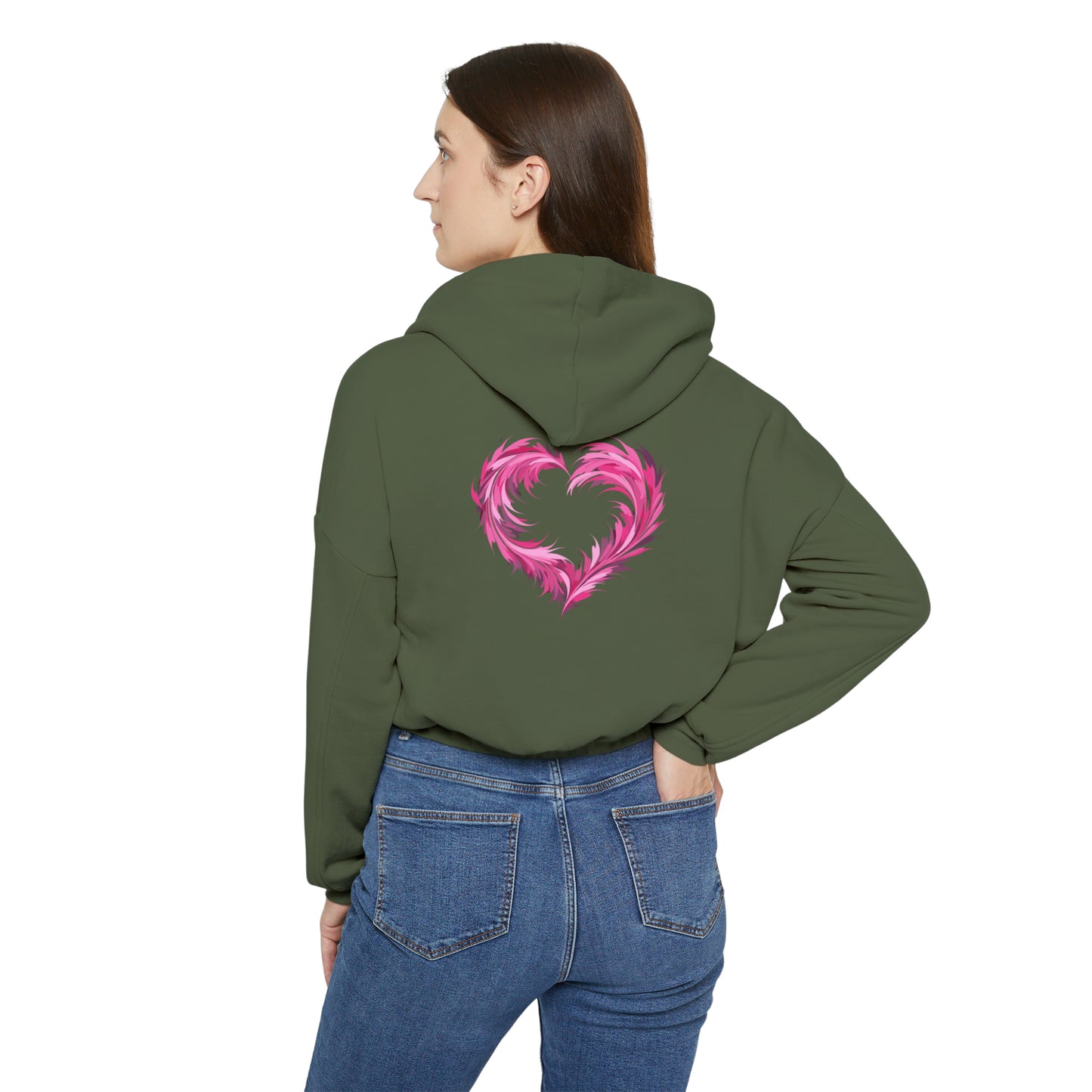 Valentine's best Gift, Women's Cinched Bottom Hoodie