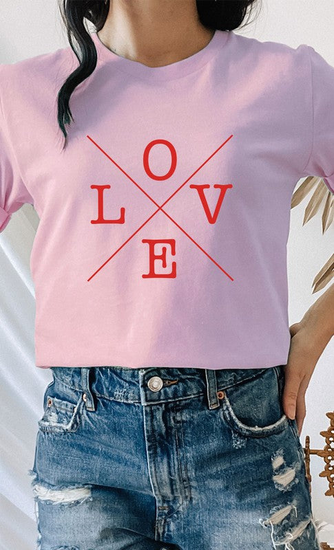 Love Valentines Day PLUS SIZE Graphic Tee