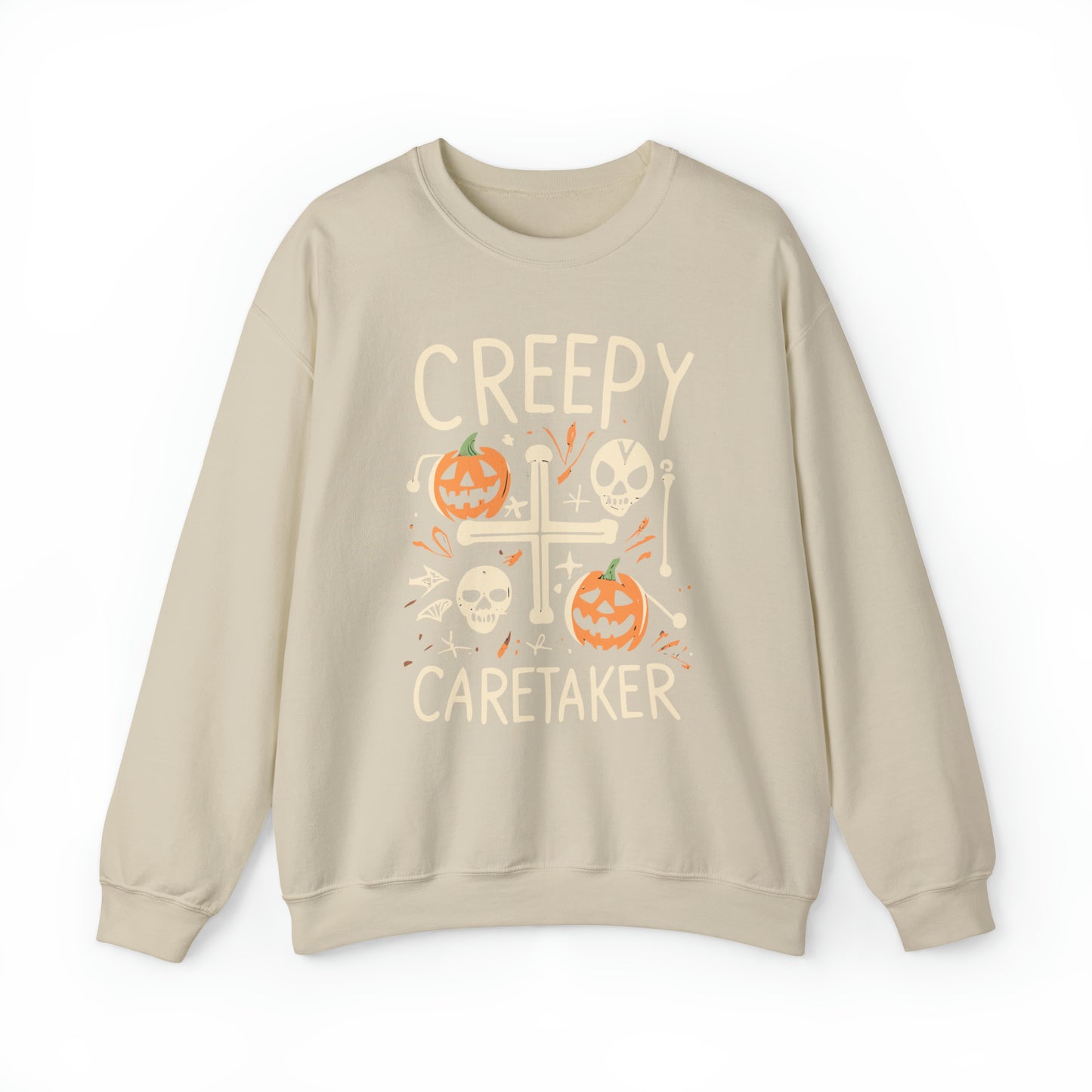 Creepy Caretaker Nurse Halloween Sweatshirt, Spooky Season Halloween Sweatshirt, Winter Sweatshirt, Spooky Sweatshirt, Halloween Gifts