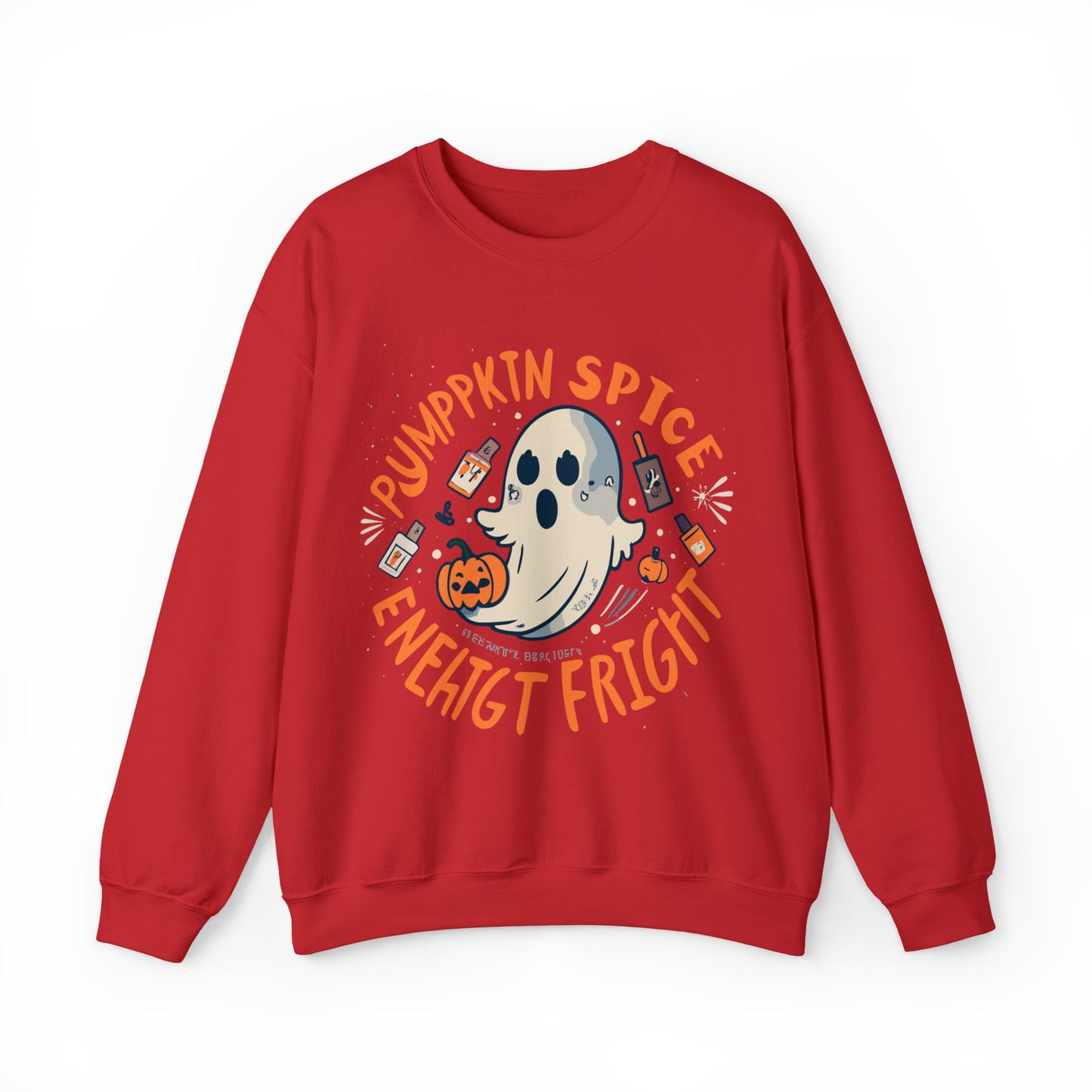 Pumpkin Spice Fright Sweatshirt, Spooky Season Halloween Sweatshirt, Halloween Costume, Spooky Sweatshirt, Halloween Gifts