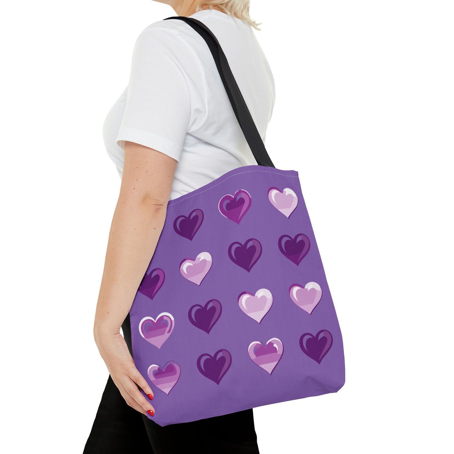 Valentine's Light purple Tote Bag (AOP)