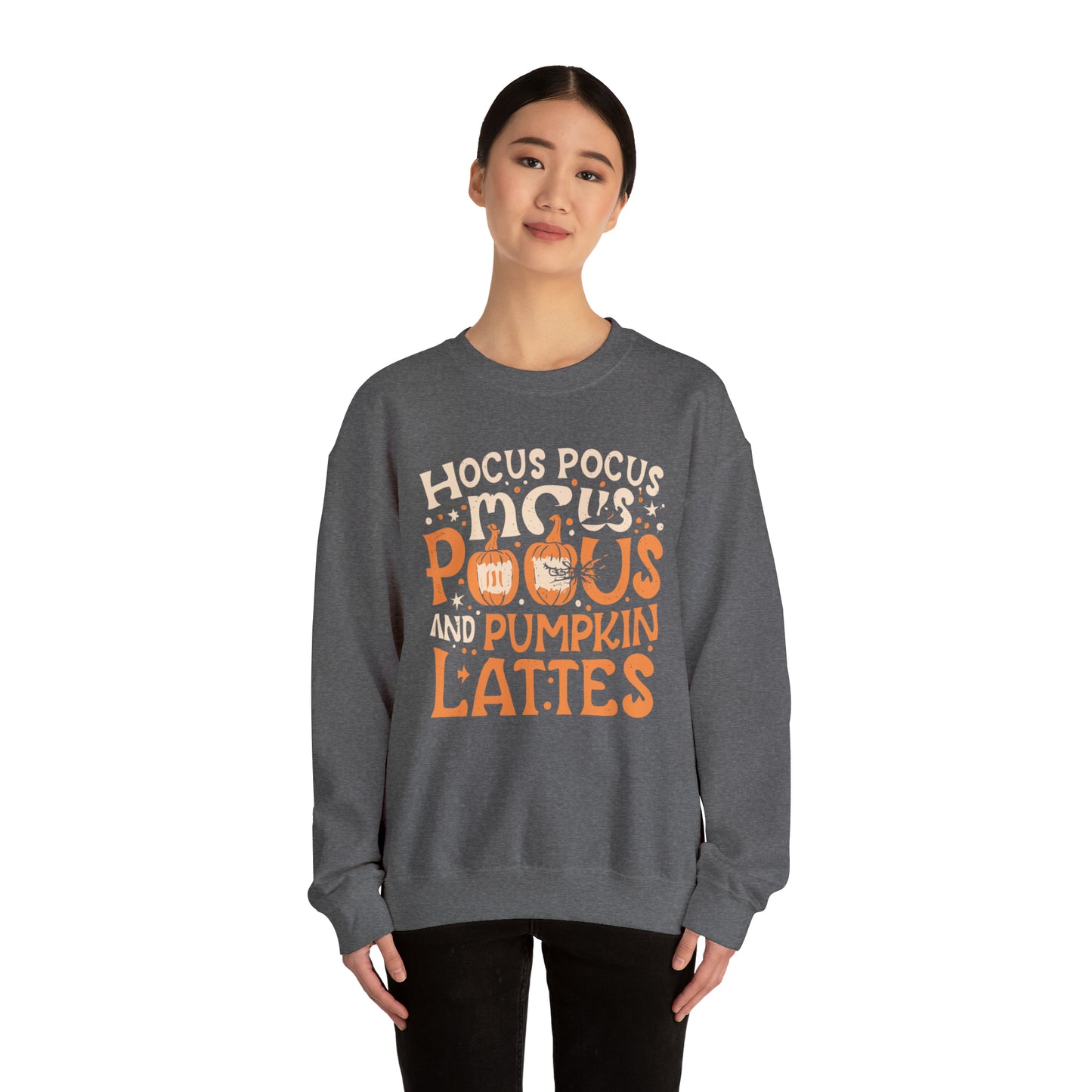 Hocus Pocus Pumpkin Lattes Halloween Sweatshirt, Spooky Season Halloween Sweatshirt, Halloween Costume, Spooky Sweatshirt, Halloween Gifts