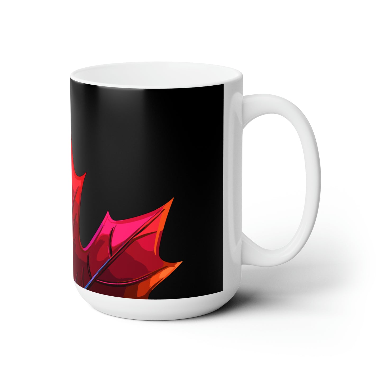 Simple Canada maple colorful leaf, Ceramic Mug15oz