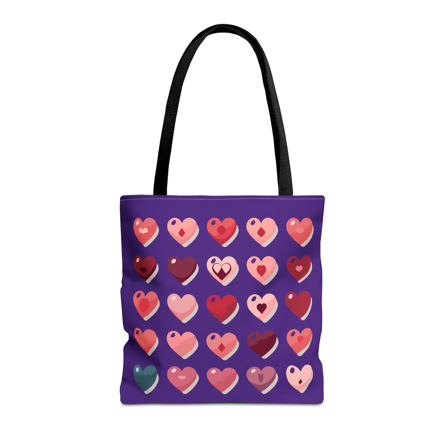 Valentine's purple Tote Bag (AOP)