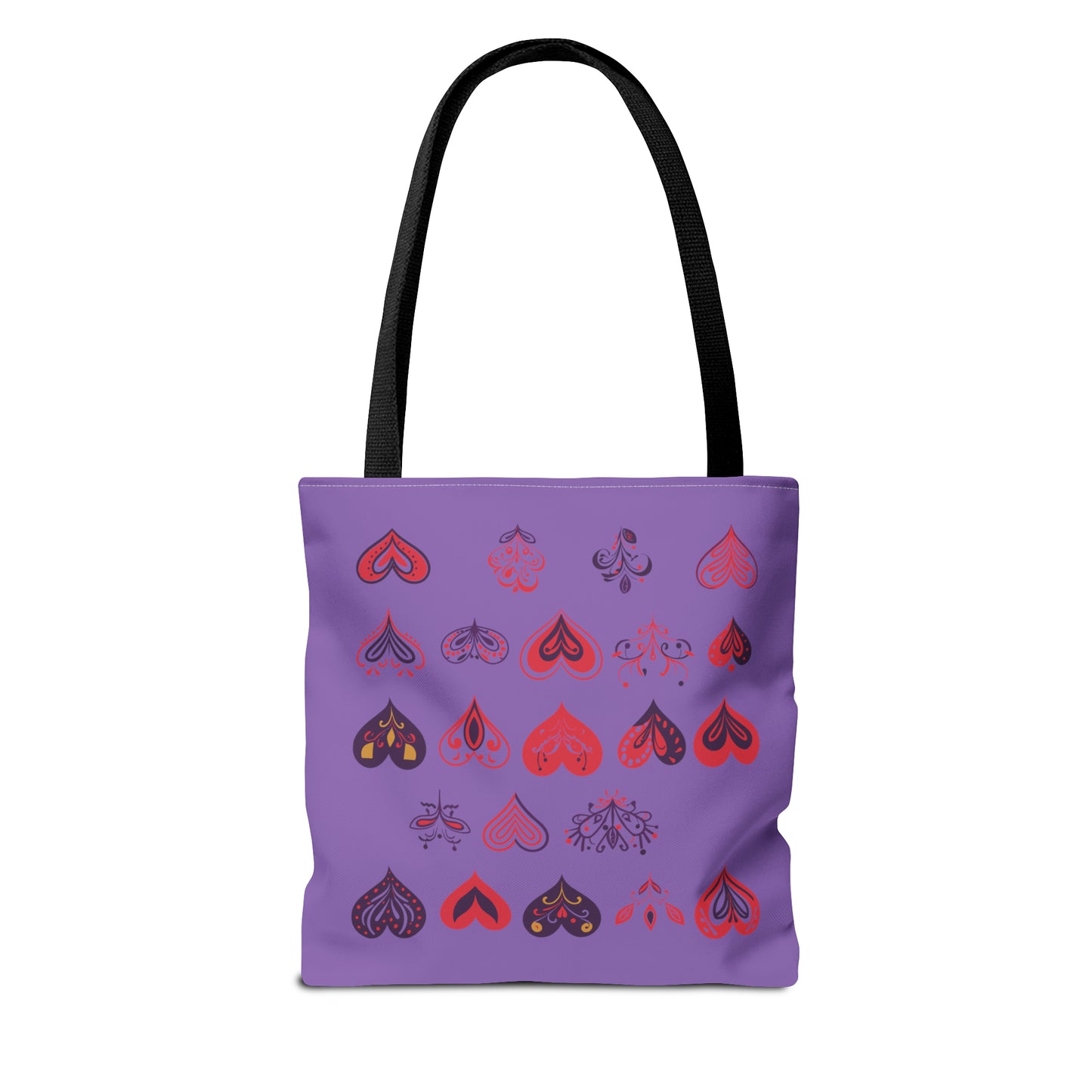 Valentine's light purple Tote Bag (AOP)