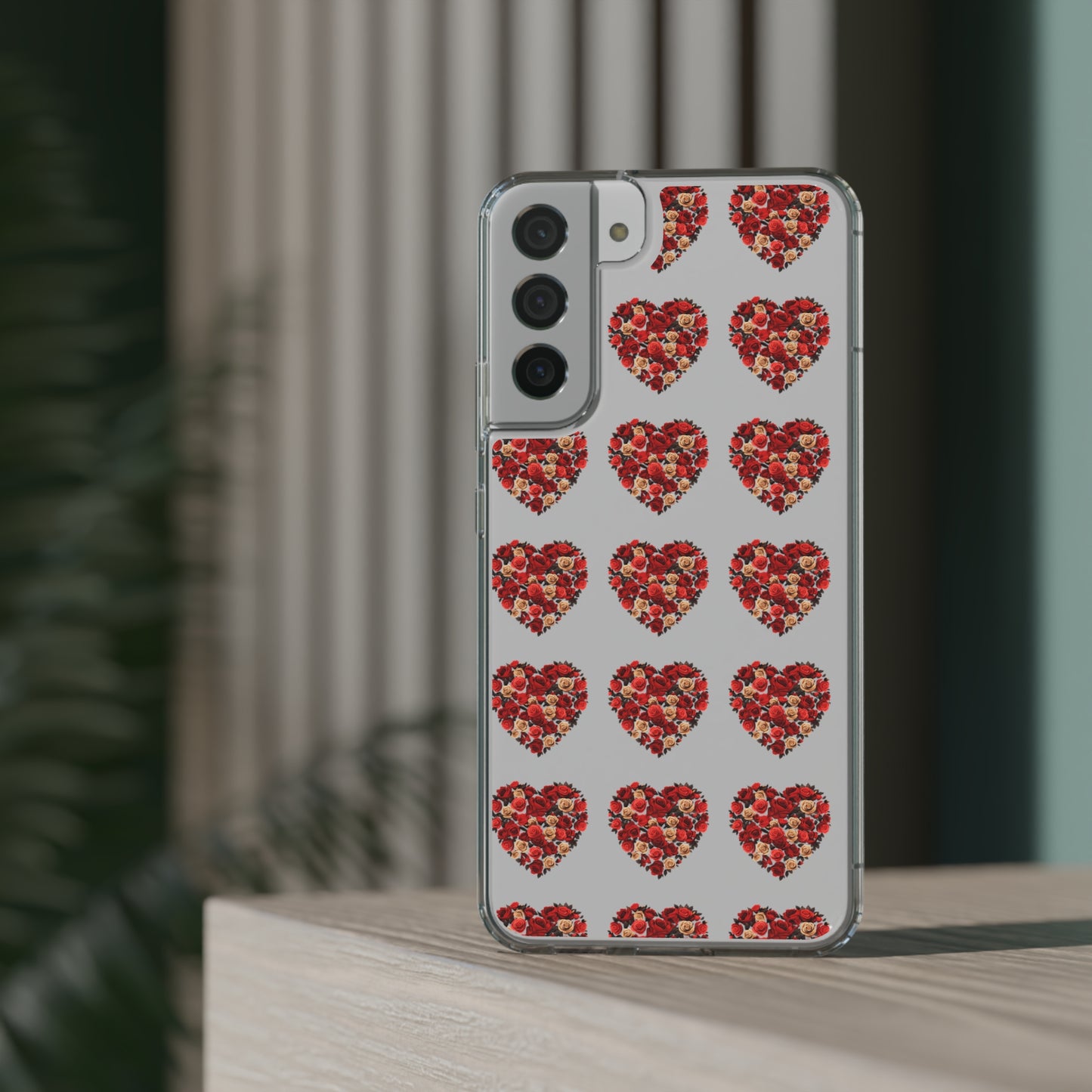 Valentine's day flourish heart shape design cases