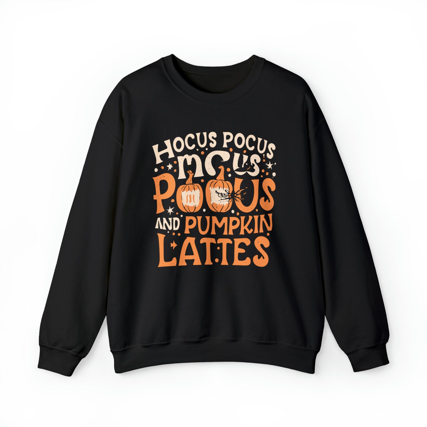 Hocus Pocus Pumpkin Lattes Halloween Sweatshirt, Spooky Season Halloween Sweatshirt, Halloween Costume, Spooky Sweatshirt, Halloween Gifts