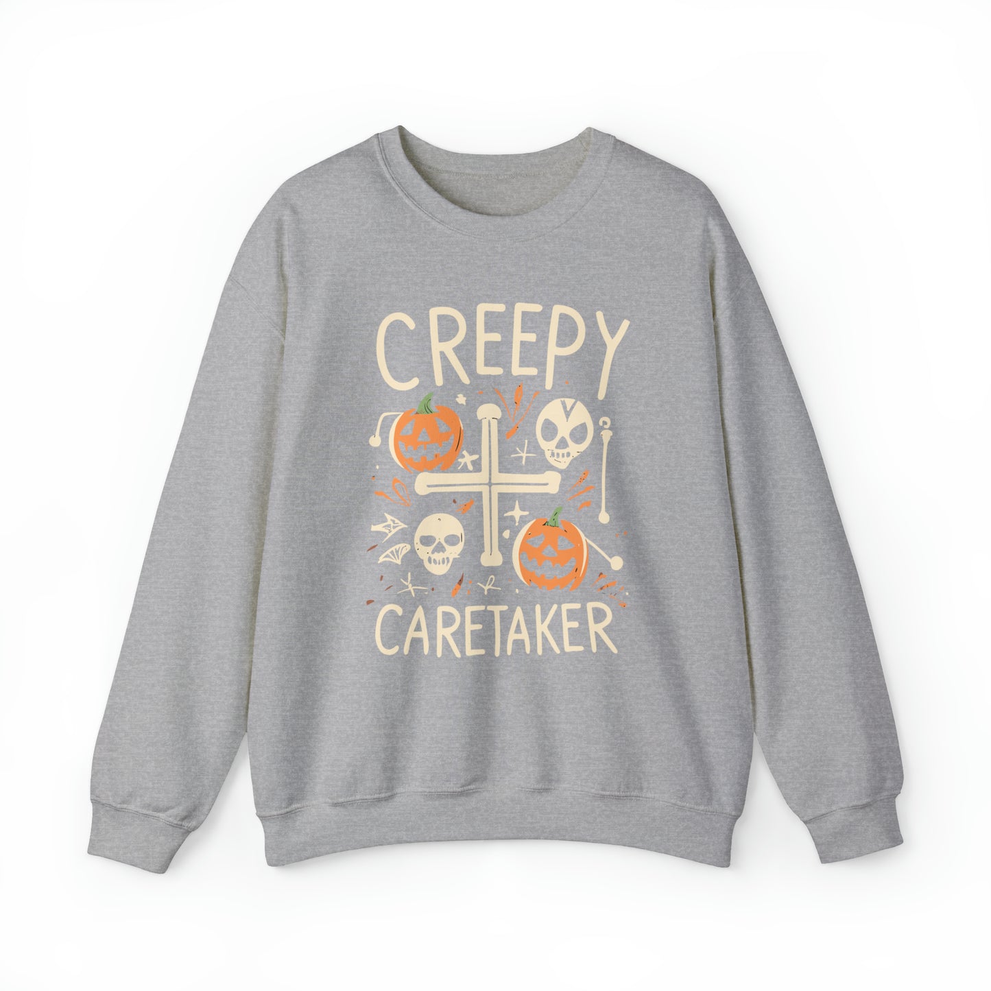 Creepy Caretaker Nurse Halloween Sweatshirt, Spooky Season Halloween Sweatshirt, Winter Sweatshirt, Spooky Sweatshirt, Halloween Gifts