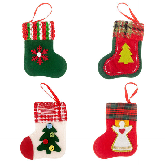 Creative Socks Shape Christmas Decoration Charm