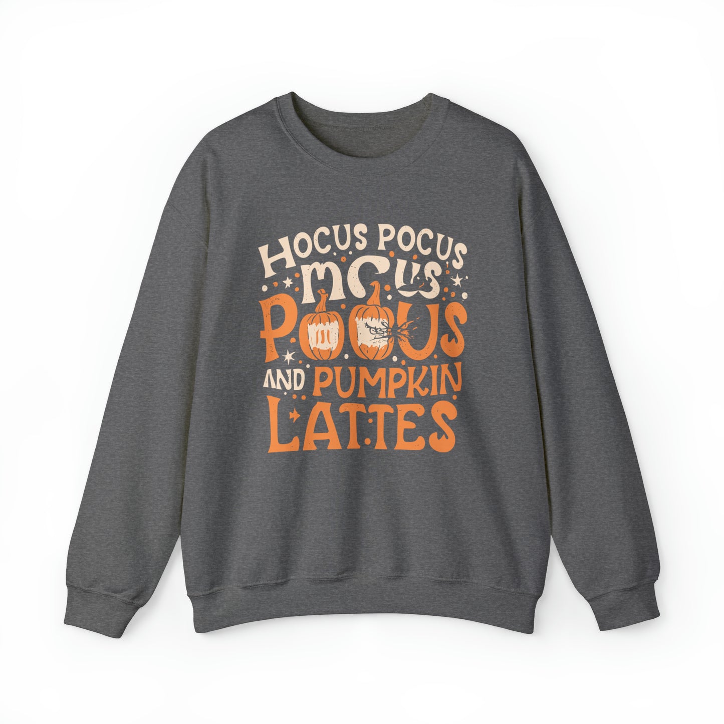 Hocus Pocus Pumpkin Lattes Halloween Sweatshirt, Spooky Season Halloween Sweatshirt, Halloween Costume, Spooky Sweatshirt, Halloween Gifts