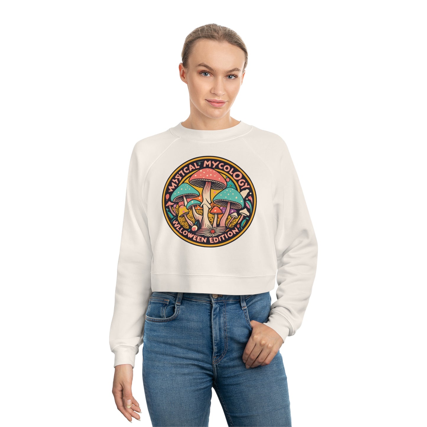 Mystical Mycology: Halloween Edition Sweatshirt, Unique Mushroom Costume & Spooky Season Halloween Sweatshirt