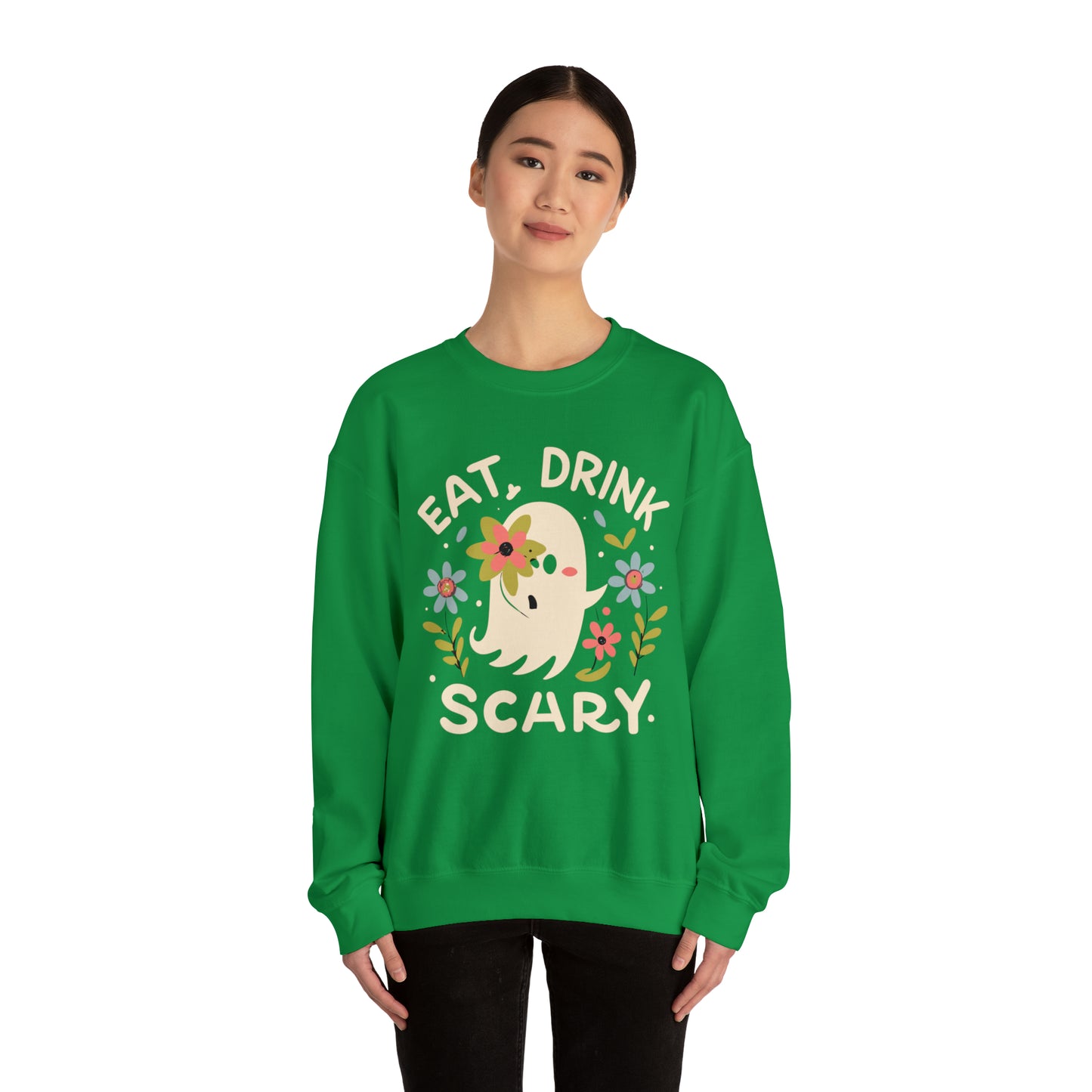 Halloween Eat, Drink Scary Spooky Sweatshirt, Spooky Season Halloween Sweatshirt, Halloween Costume, Spooky Sweatshirt, Halloween Gifts