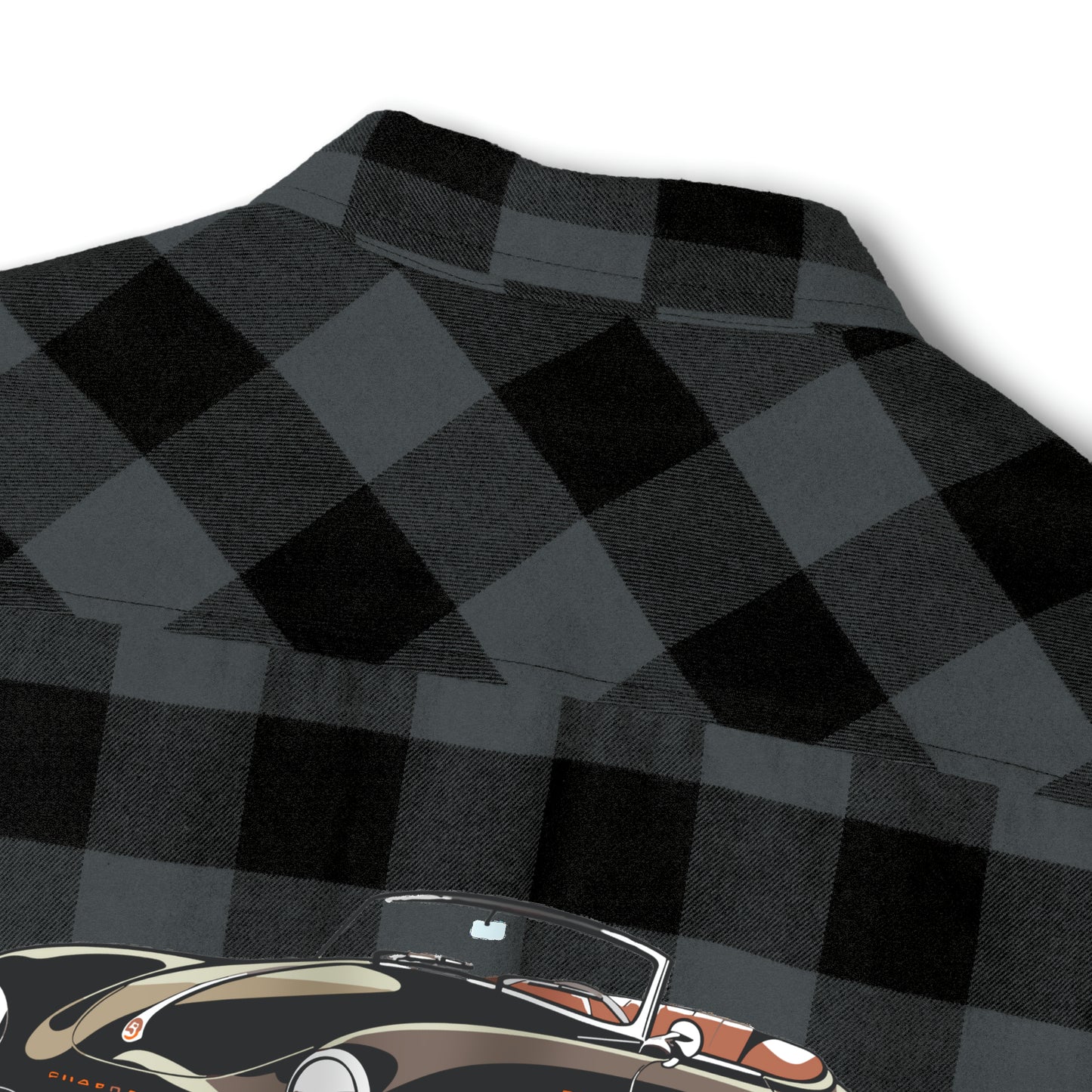 black stylist car Unisex Flannel Shirt