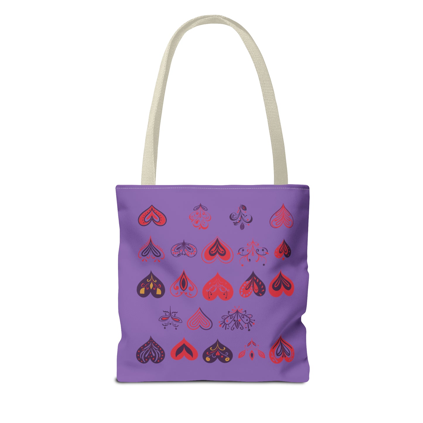 Valentine's light purple Tote Bag (AOP)