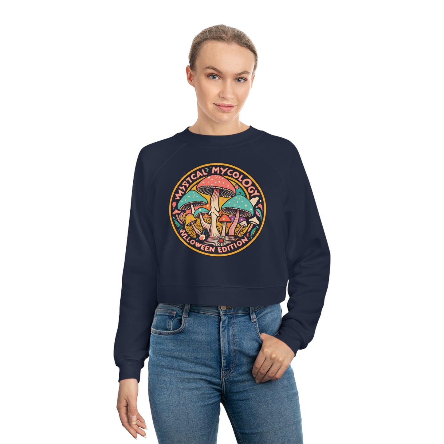 Mystical Mycology: Halloween Edition Sweatshirt, Unique Mushroom Costume & Spooky Season Halloween Sweatshirt