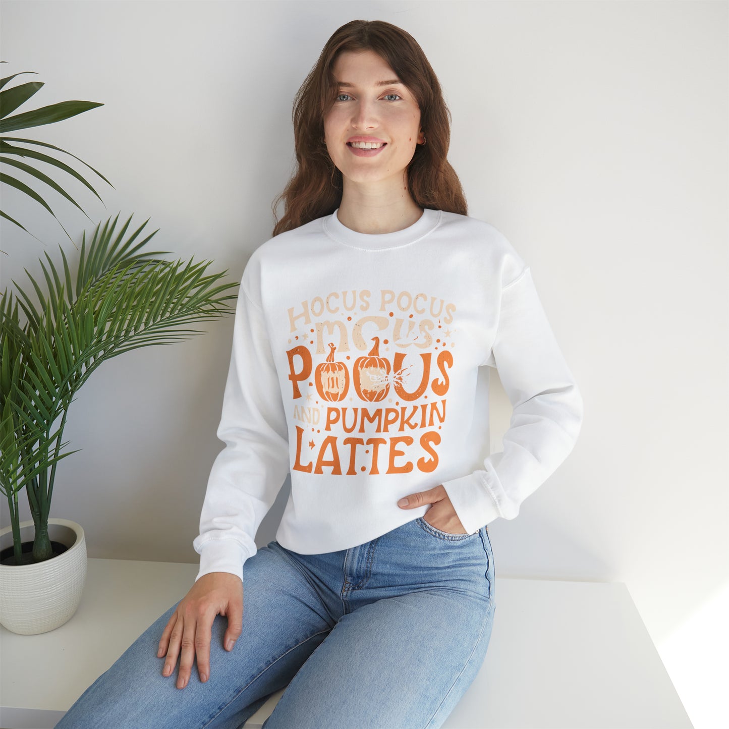 Hocus Pocus Pumpkin Lattes Halloween Sweatshirt, Spooky Season Halloween Sweatshirt, Halloween Costume, Spooky Sweatshirt, Halloween Gifts