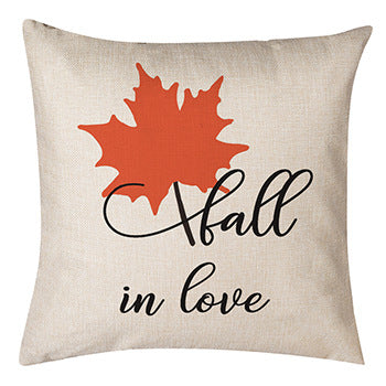 Thanksgiving Pumpkin Pillow Linen Sofa Pillow Cushion