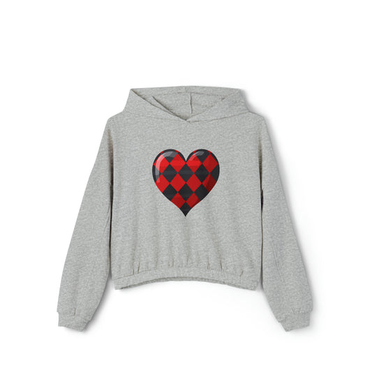 Valentine's best Gift, Women's Cinched Bottom Hoodie