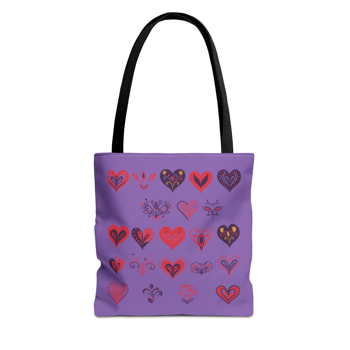 Valentine's light purple Tote Bag (AOP)