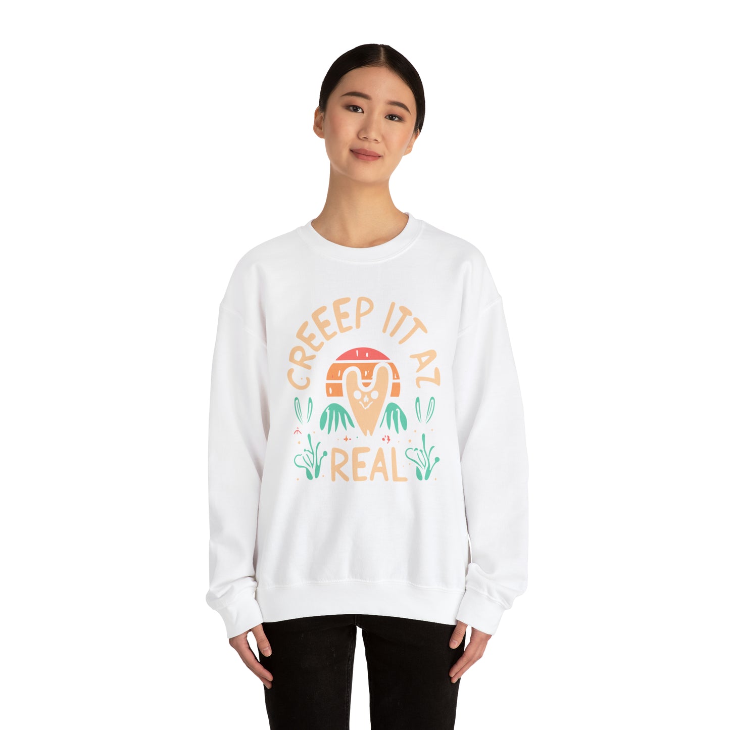 Creep It Real Halloween Sweatshirt, Spooky Season Halloween Sweatshirt, Halloween Costume, Spooky Sweatshirt, Halloween Gifts