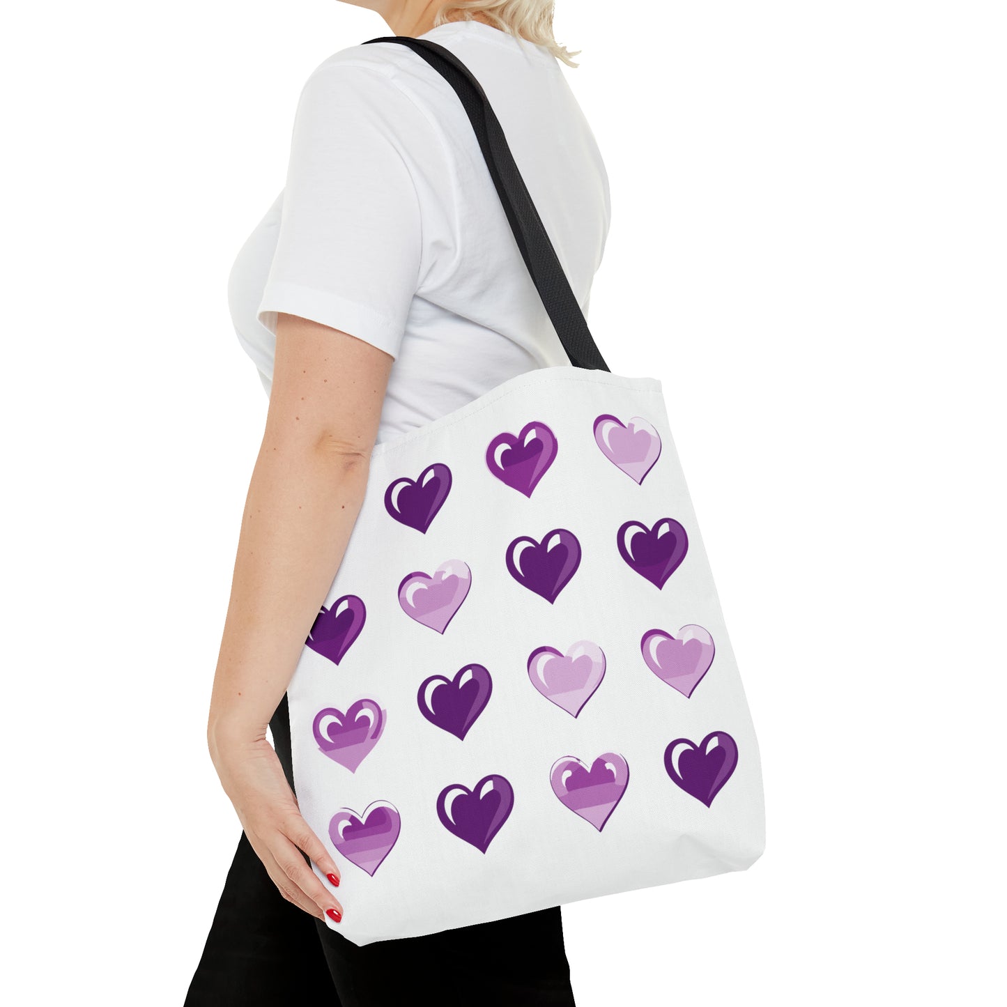 Valentine's white Tote Bag (AOP)